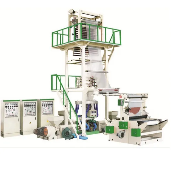 Mono Layer Blown Film Machine 1200mm High Speed Rotary Die Double Winder PE/LDPE/LLDPE Extruding Film HDPE Film Blown Machine