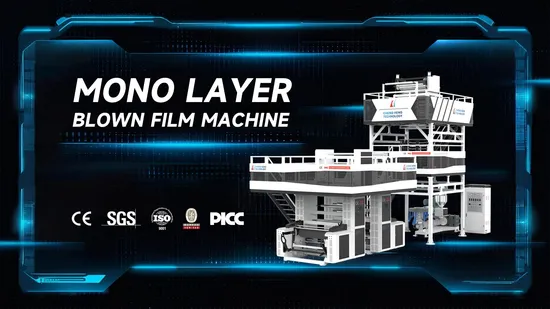 New Arrival High Speed HD/Ld Mono Layer Blown Film Machine 