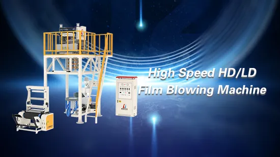 Super High Speed Garbage Bag Mono Layer Film Blown Machine 