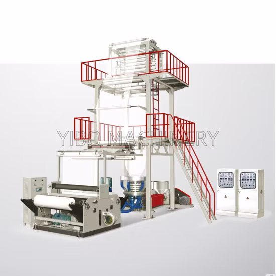 Auto High Speed HDPE LDPE LLDPE PE Single Layer Two Three Layer Multilayer Layer Rotary ABA Plastic Film Blowing Extruder Film Extrusion Blown Machine Price