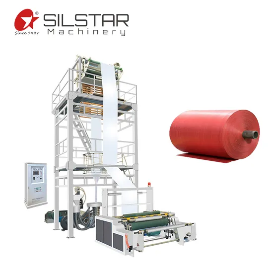 Automatic Changer Mono Layer Plastic Film Blowing Machine Film Extruder Blown Film Machine for HDPE LDPE Biodegradable Material 