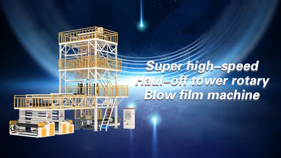 Saudi Customers Popular Mono Layer Plastic Film Blown Making Machine 