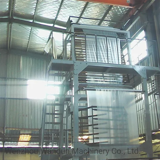 Professional Blown Film Extrusion Mono Layer Film Blowing Machine 