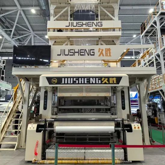 Wuhan Jiusheng Film Blowing Machine for LDPE HDPE LLDPE Film Rolls 